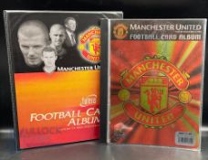 2000 & 2001 Futera Manchester Utd Player Edition Cards with 2 Centrepiece cards in original