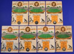 1952/53 Wolverhampton Wanderers home reserves match programmes v Liverpool, Preston NE, Bolton