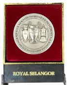 1998-99 Manchester Utd Treble Winning Season Pewter Medal by Royal Selangor
