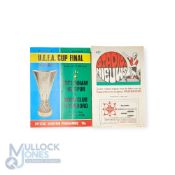 1970 UEFA Cup final (1st leg) Spurs v Feyenoord 21 May 1974 match programme; Feyenoord v Spurs (