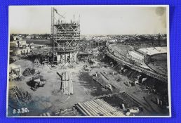 Construction of the Centennial Stadium, Uruguay Photograph with a partial view of the Olympic