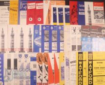 1966/67 Oldham Athletic away match programmes complete league season (less Oxford Utd) plus Barrow