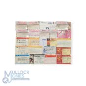 1996-1999 Manchester United Football tickets, League Cup and European Cup home and away matches