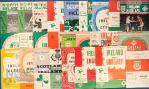 George Best international appearances collection for Northern Ireland in match programmes from