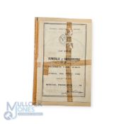 1948/49 FA of Ireland Cup final Shelbourne v Dundalk at Dalymount Park Dublin 10 April 1949; heavy