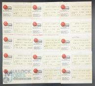 1970-1980 Manchester United Home football tickets - league Division 1 tickets, FA Cup, and League