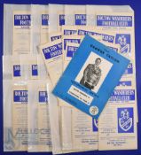 1966/67 Bolton Wanderers complete season homes (21) plus Arsenal (FAC), Crewe Alexandra (FAC),