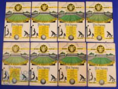 1948/49 Wolverhampton Wanderers home reserves match programmes v Blackburn Rovers, Blackpool,