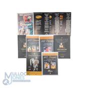 2004 2011 Wolves Wolverhampton Wanderers Sportsman Dinner: end of season and similar menu cards,