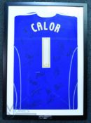 Peterborough United Signed Football Shirt, No.1 Calor from Npower match v Southampton 5th Feb
