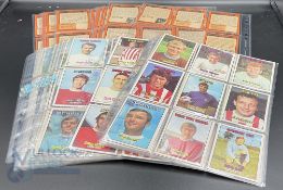 A & BC Bubble Gum Cards - 1970 Football cards Orange Backs 1-85 / 86-170 / 171-255 in plastic pages