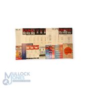 Manchester Snr. Cup programmes to include Manchester Utd 1958/59 home Manchester City (final),