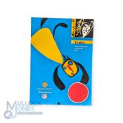 1999 Champions League Final Programme Manchester United V FC Bayen München 26th May