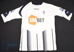 2009/10 Lee Chung-Yong No 27 Bolton Wanderers match worn home football shirt v Manchester City 12