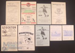 Collection of N.E. England match programmes to include 1949/50 Consett v Horden Colliery Workers,