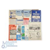 1957/58 Manchester Utd away match programmes to include v Tottenham Hotspur (heavy Sellotape to