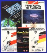 European Cup finals 1988 PSV Eindhoven v Benfica, 1989 AC Milan v Steaua Bucharest, 1990 AC Milan