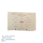 1945/46 Football League (North) Manchester Utd v Everton single sheet match programme 6 October