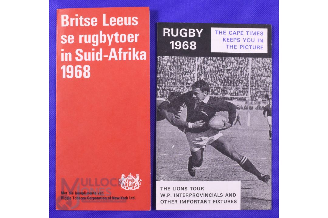 1968 British and I Lions Rugby, Different Itinerary fold over Cards (2): Lexington Tobacco and