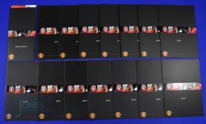 2002/03 Manchester Utd football match hospitality member pack; VIP Guest menus for the following