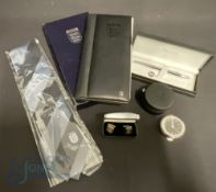 Official Football Association issued merchandise - tie, cufflinks, travel clock, ball point pen by