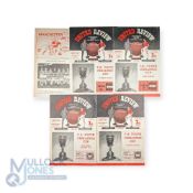 Manchester Utd in the FAYC to include homes 1959/60 Middlesbrough, Preston NE (s/f), 1960/61