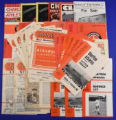 Collection of Charlton Athletic home match programmes 1946/47 Stoke City, 1949/50 Arsenal, Fulham (
