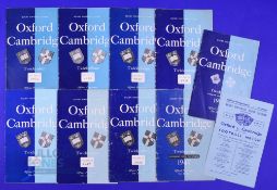 1945-1954 Varsity Match Rugby Programmes (10): Last of the small blue 4pp foldover examples for