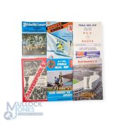 UEFA CUP FINAL match programmes 1976 Brugge KV v Liverpool, Liverpool v Brugge KV, 1978 PSV