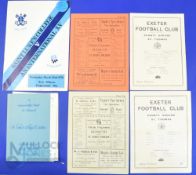 St Luke's Coll Exeter Rugby Selection (6): Large programme for St Luke's v International XV at