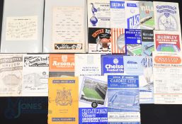 1956/57 Complete league season Wolverhampton Wanderers match programmes homes and aways in one file;