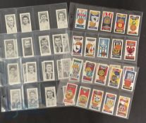 Football Trade Cards - Mitcham Foods set of 25 and Lamberts of Norwich football Clubs and Badges set