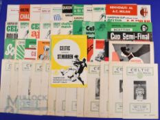 Selection of Glasgow Celtic football programmes to include homes 1965/66 Falkirk, 1966/67 St.