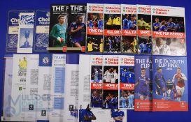FA Youth Cup finals 1959/60 Chelsea v Preston NE, Preston NE v Chelsea, 1960/61 Chelsea v Everton,