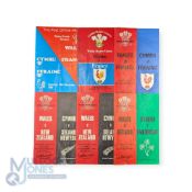 1978-1984 Wales Internation Rugby Programmes, Wales v New Zealand 11th Nov 78 x2, v Ireland 3rd