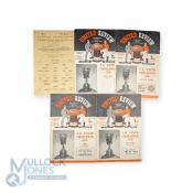 Manchester Utd in the FAYC 1956/57 homes Southampton (s/f), WHU (final), 1957/58 home v Newcastle