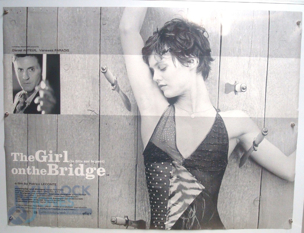 Original Movie/Film Poster - 2001 The Pledge, 1999 The Girl on the Bridge - 40x30" approx. kept - Image 2 of 2