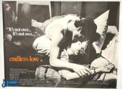 Original Movie/Film Poster - 1981 Endless Love, 40x30” approx. creases apparent, kept rolled Ex