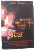 Original Movie/Film Poster - 1996 Fear and 1996 Fled - 40x30