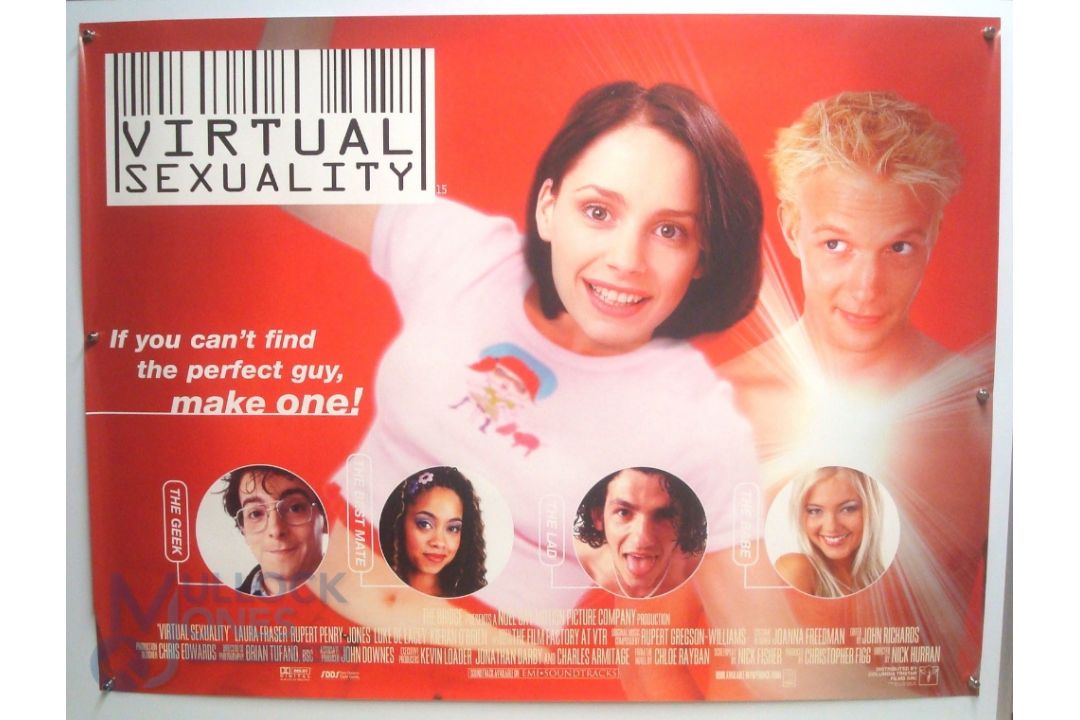 4 Original Movie/Film Posters - Confessions of a Teenage Drama Queen, Virtual Sexuality, The Black - Image 2 of 4