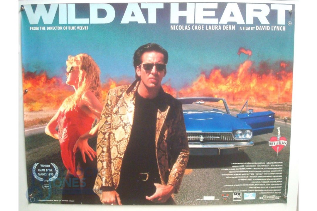 Original Movie/Film Poster - 1990 Wild at Heart - 40x30" approx. kept rolled, creases apparent, Ex