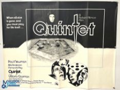 Original Movie/Film Poster - 1979 Quintet, 40x30” approx. folds, tears, creases apparent, kept