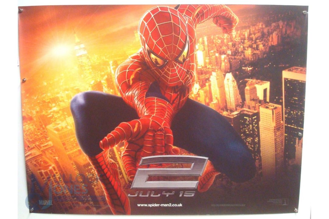Original Movie/Film Poster - 2004 Spiderman 2 - 40x30" approx. kept rolled, creases apparent, Ex - Image 2 of 4
