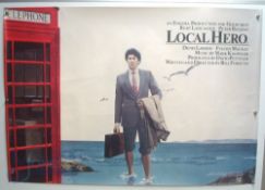 4 Original Movie/Film Poster - Local Hero, The Queen, Go, Captain Corelli’s Mandolin - 40x30