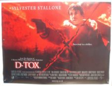 Original Movie/Film Poster - 2002 Stallone D-Tox - 40x30