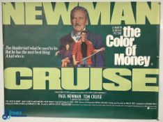 Original Movie/Film Poster - 1986 The Colour of Money 40x30” approx. small nicks, creases