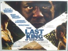 4 Original Movie/Film Posters - The Last King of Scotland, Final Fantasy, Dreamgirls, Seabiscuit -