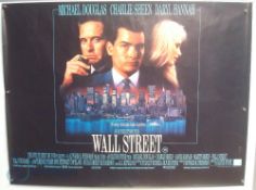 Original Movie/Film Poster - 1987 Wall Street - 40x30