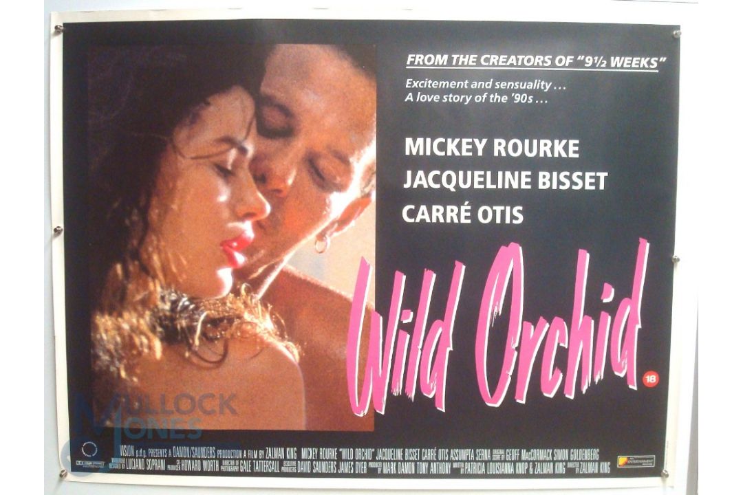 Original Movie/Film Poster - 1989 Wild Orchid - 40x30" approx. kept rolled, creases apparent,
