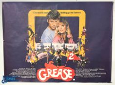 Original Movie/Film Poster - 1982 Grease 2, 40x30” approx. creases apparent, kept rolled Ex Cinema